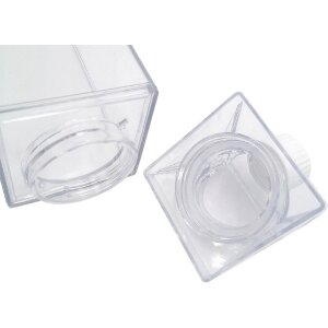 Clayre & Eef 65707 Butelka do picia 1000 ml 8x8x26 cm