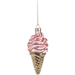Clayre & Eef 6GL4604 Bombki choinkowe Ø 7x14 cm