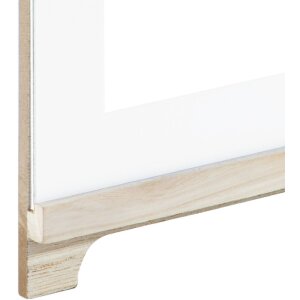 Ramka portretowa Hama Beauty 13 x 18 cm drewno MDF szkło odblaskowe przezroczysty biały