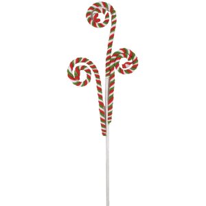 Clayre & Eef 65857 Dekoracja Candy Cane 68 cm...