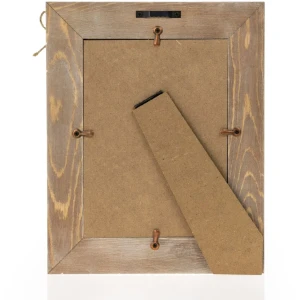ZEP Drewniana ramka na zdjęcia Lille Brown 13x18 cm z dekoracją w kształcie serca