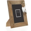 ZEP Drewniana ramka na zdjęcia Lille Brown 13x18 cm z dekoracją w kształcie serca