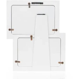 ZEP Drewniana ramka na zdjęcia Kepler 2Q 2 zdjęcia 10x15 cm Biała