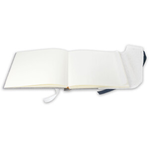 ZEP Album fotograficzny Busta Blue 30x24 cm 60 białych stron glassine Włoski design