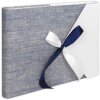 ZEP Album fotograficzny Busta Blue 30x24 cm 60 białych stron glassine Włoski design