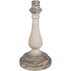 Clayre & Eef 5LMC0040 Lampa stołowa Iron Beige Grey Ø 33x75 cm E27 max 60W