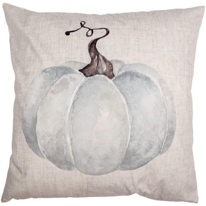 Clayre & Eef CSP21 Poszewka na poduszkę beżowo-szara w stylu wiejskim 45x45 cm