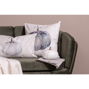 Clayre & Eef CSP21 Poszewka na poduszkę beżowo-szara w stylu wiejskim 45x45 cm