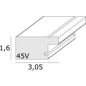 Deknudt S45VD1 Ramka na zdjęcia plastikowa srebrna 24,0 x 30,0 cm