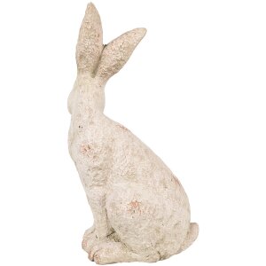 Clayre & Eef 6TE0544 Dekoracja Królik Beżowy 19x15x35 cm
