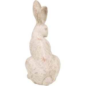 Clayre & Eef 6TE0544 Dekoracja Królik Beżowy 19x15x35 cm