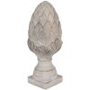 Clayre & Eef 6TE0545L Dekoracja Pinecone Stone Grey Ø 17x39 cm