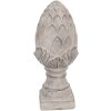 Clayre & Eef 6TE0545M Kamień dekoracyjny Pinecone szary Ø 14x33 cm