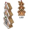 Clayre & Eef 6MG0051 Dekoracja Dom LED Brązowy Biały 24x11x41 cm 2xAAA