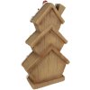 Clayre & Eef 6MG0051 Dekoracja Dom LED Brązowy Biały 24x11x41 cm 2xAAA