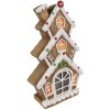 Clayre & Eef 6MG0051 Dekoracja Dom LED Brązowy Biały 24x11x41 cm 2xAAA