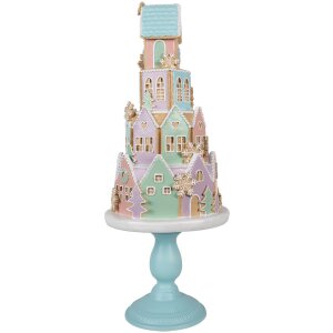 Clayre & Eef 5PR0136 Domek dekoracyjny pastelowe...