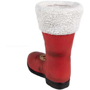 Clayre & Eef 6MG0048 Ozdoba świąteczna Buty Czerwone Białe 32x19x36 cm