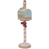 Clayre & Eef 6PR4265 Świąteczna skrzynka na listy Różowa 11x10x36 cm Polyresin