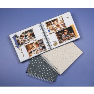 Album spiralny Hama Lovely Blue 28x24 cm 50 białych stron