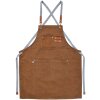 Clayre & Eef KT041.045 Fartuch brązowy 63x75 cm 100% poliester