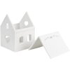 Clayre & Eef 6CE1739 Pojemnik na podgrzewacze Dom Porcelana Biały 7x8x9 cm