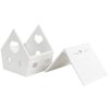 Clayre & Eef 6CE1740 Pojemnik na podgrzewacze Dom Porcelana Biały 9x7x8 cm