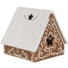 Clayre & Eef 6CE1744 Pojemnik na podgrzewacze Dom Porcelana Brązowy Biały 8x8x8 cm