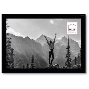 Plastikowa ramka na zdjęcia Haes Deco EF1B Easy Frame Black 10x15 cm