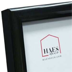 Plastikowa ramka na zdjęcia Haes Deco EF1B Easy Frame Black 10x15 cm