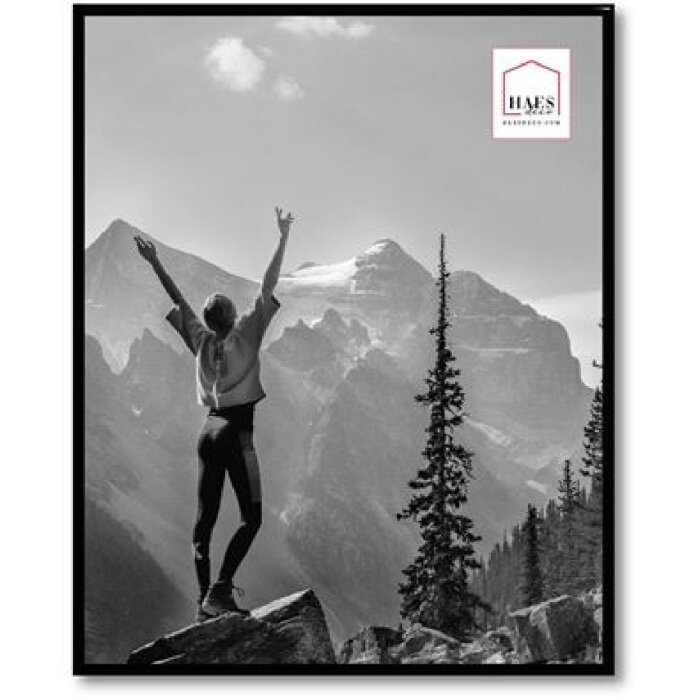 Plastikowa ramka na zdjęcia Haes Deco EF7B Easy Frame Black 40x50 cm do montażu na ścianie