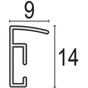 Haes Deco Easy Frame Gold plastikowa ramka na zdjęcia 15x20 cm