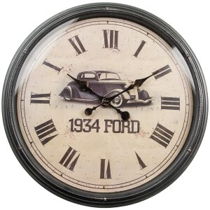 Clayre & Eef 6KL0830 Zegar ścienny Vintage 1934 Ford...