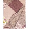 Clayre & Eef Q201.060 Narzuta na łóżko 180x230 cm 1x Poszewka na poduszkę 50x70 cm