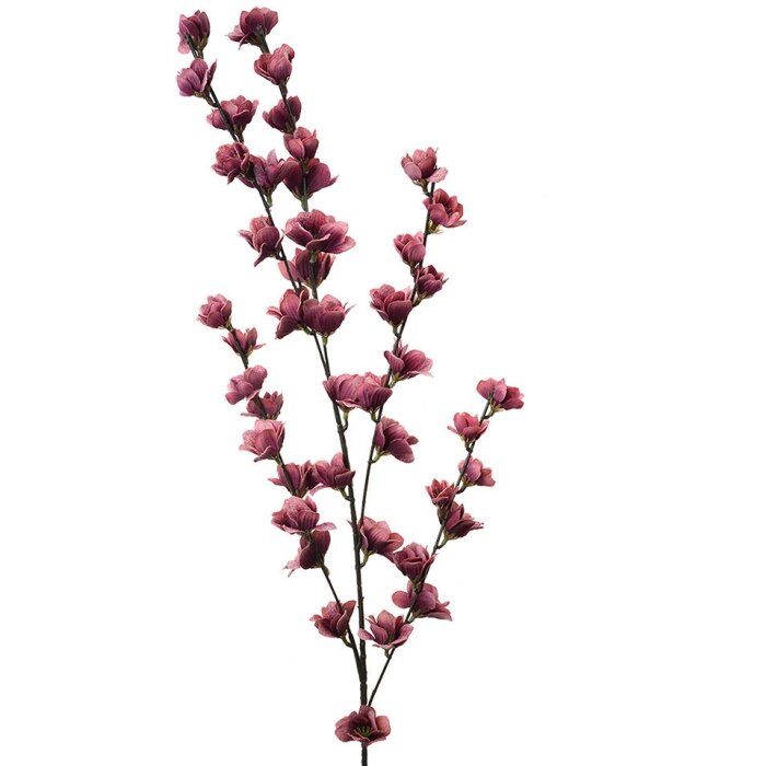 Clayre & Eef 5PL0115P Gałązka dekoracyjna z kwiatami 102 cm Różowa