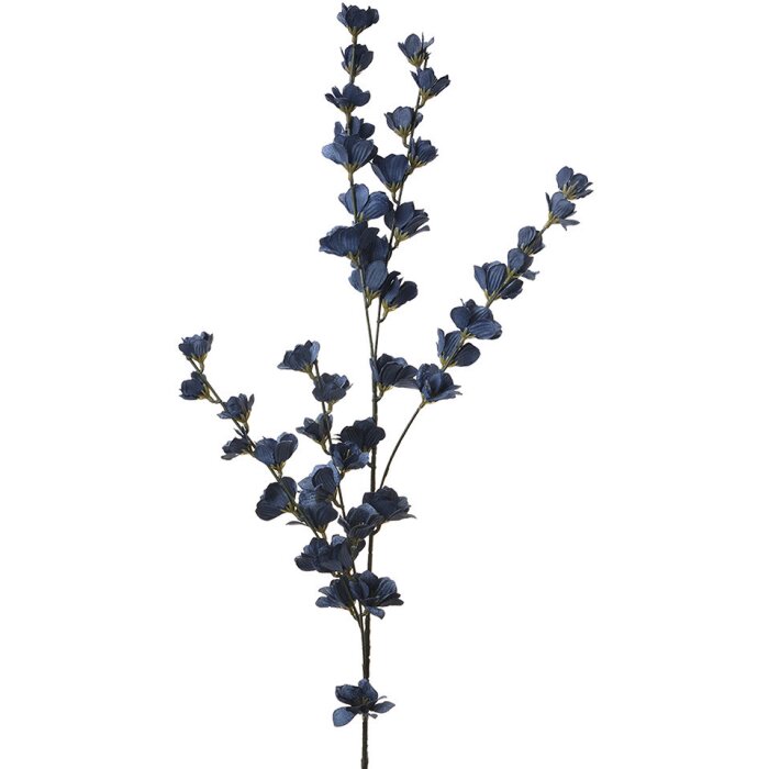 Clayre & Eef 5PL0115PA Gałązka dekoracyjna z kwiatami fioletowa 6x6x102 cm