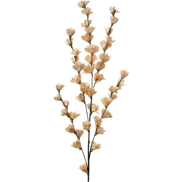 Clayre & Eef 5PL0115W Gałązka dekoracyjna z kwiatami Beżowa 102 cm
