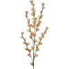 Clayre & Eef 5PL0115W Gałązka dekoracyjna z kwiatami Beżowa 102 cm