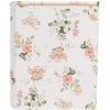 Clayre & Eef 66013W Pudełko w kształcie książki białe 17x14x5 cm styl romantyczny