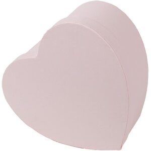 Clayre & Eef 66025 Zestaw pudełek na prezenty Heart Pink 3 rozmiary w stylu wiejskim