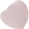 Clayre & Eef 66025 Zestaw pudełek na prezenty Heart Pink 3 rozmiary w stylu wiejskim
