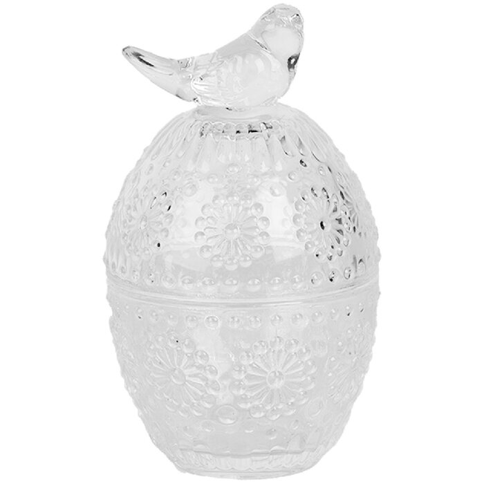 Clayre & Eef 6GL5000 Słoik do przechowywania z pokrywką Ø 9x16 cm