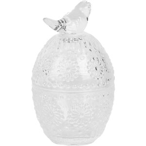 Clayre & Eef 6GL5000 Słoik do przechowywania z pokrywką Ø 9x16 cm