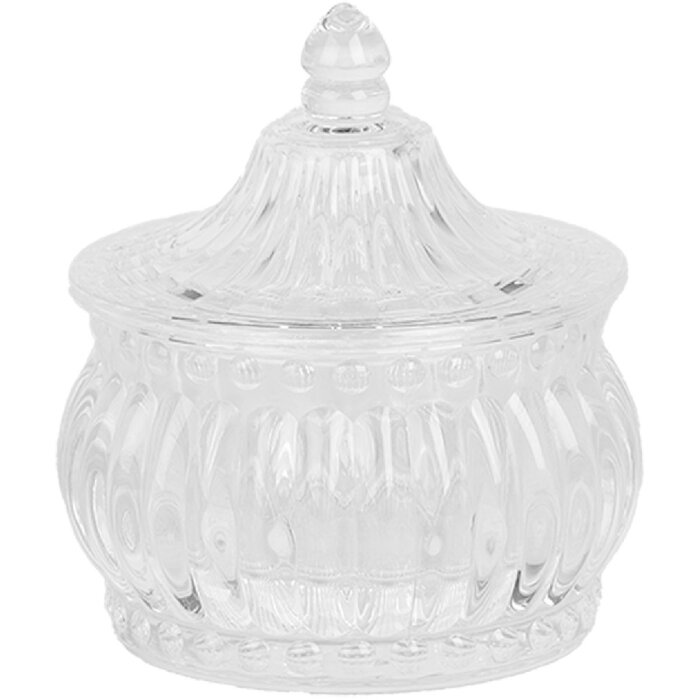 Clayre & Eef 6GL5005 Słoik do przechowywania z pokrywką Ø 10x11 cm