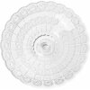 Clayre & Eef 6GL5016 Miska na nóżce przezroczysta Ø 32x21 cm szkło