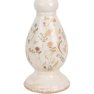 Clayre & Eef 6CE1945L Kerzenständer Beige Rosa...