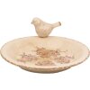 Clayre & Eef 6CE1949L Karmnik dla ptaków Ø 26x10 cm ceramiczny róże vintage