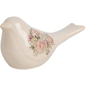Clayre & Eef 6CE1951L Dekoracja Bird Beige Rose...