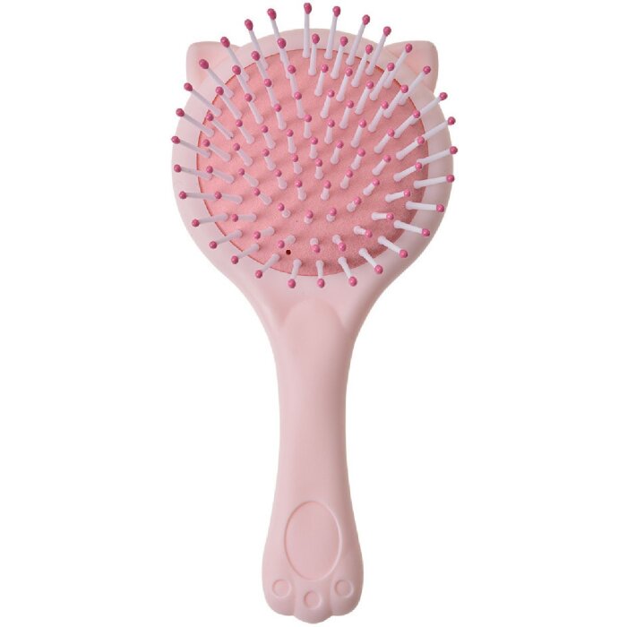 Juleeze JZCHBR0003 Lusterko na szczotkę do włosów dla dzieci 15x8x3 cm różowe