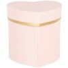 Clayre & Eef 66024P Pudełko upominkowe Serce Różowe 10x10x10 cm